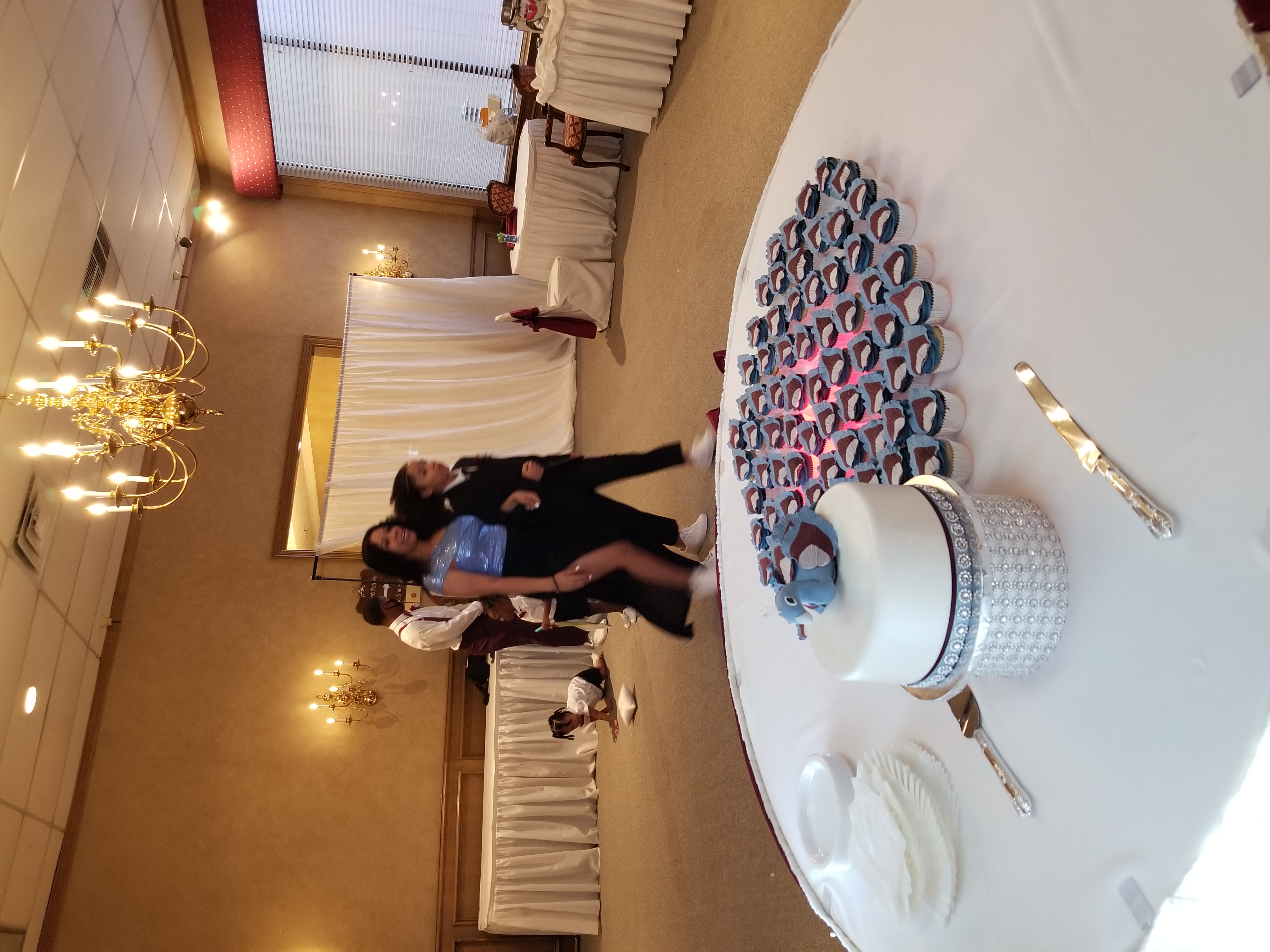 wedding reception guests